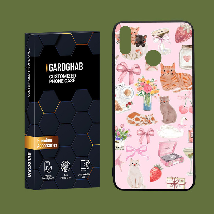 کاور گارد قاب مدل دورژله ای فانتزی مناسب برای گوشی موبایل آنر 8x