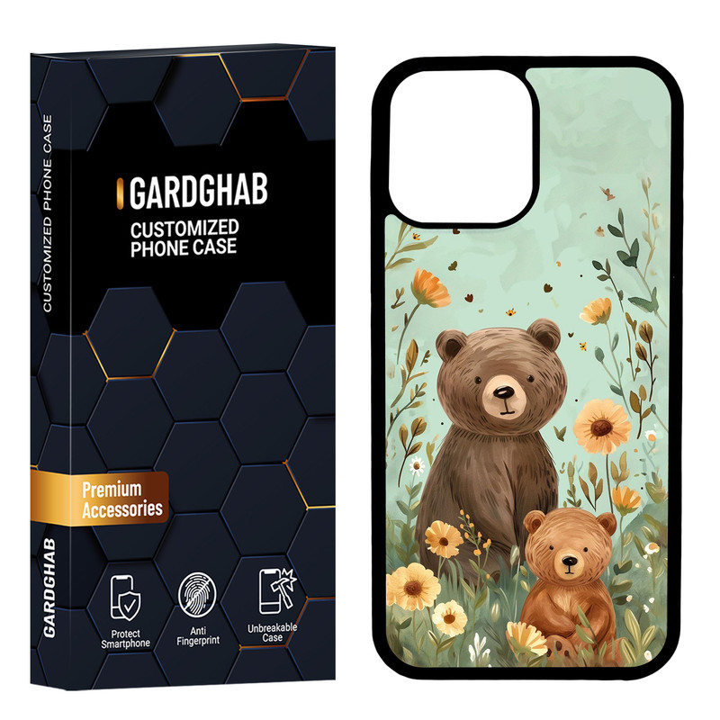 کاور گارد قاب مدل پشت گلس فانتزی مناسب برای گوشی موبایل اپل iPhone 13 Pro Max