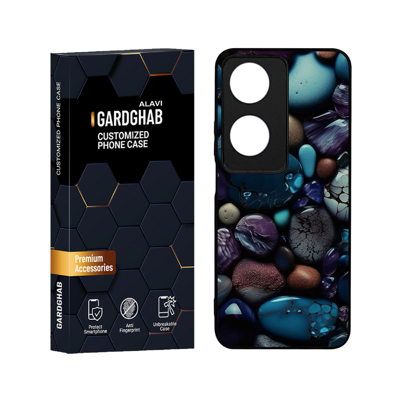کاور گارد قاب علوی مدل دور ژله ای هنری مناسب برای گوشی موبایل آنر X7B 4G