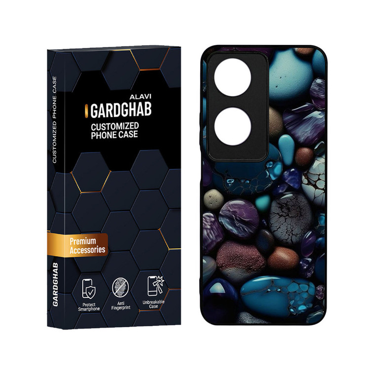 کاور گارد قاب علوی مدل دور ژله ای هنری مناسب برای گوشی موبایل آنر X7B 4G
