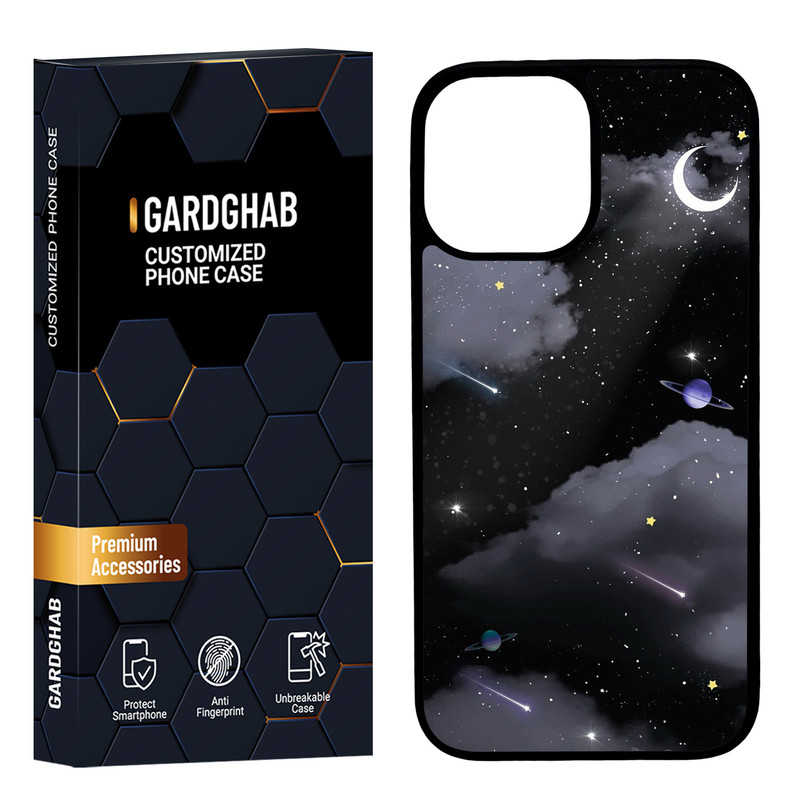 کاور گارد قاب مدل پشت گلس هنری مناسب برای گوشی موبایل اپل iPhone 12 Pro Max