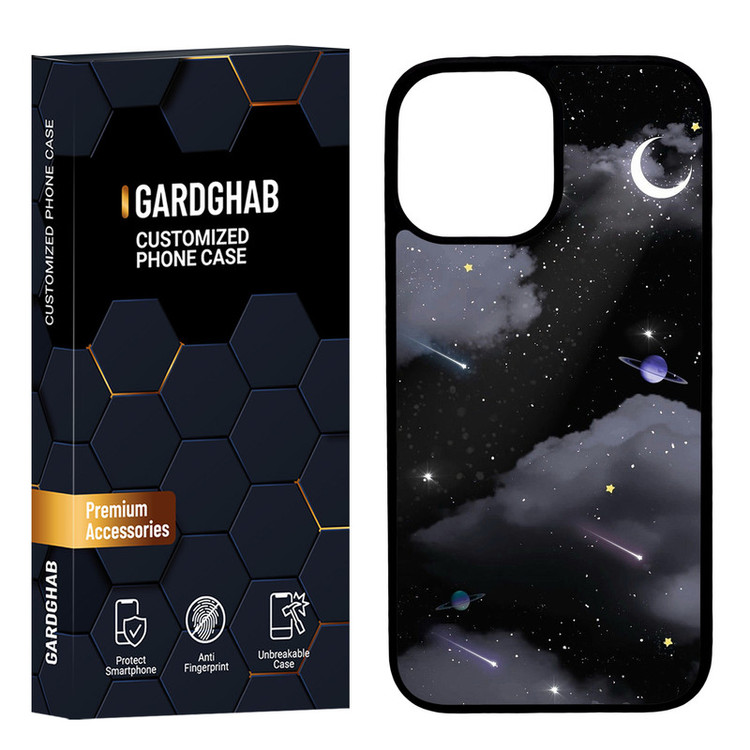کاور گارد قاب مدل پشت گلس هنری مناسب برای گوشی موبایل اپل iPhone 12 Pro Max