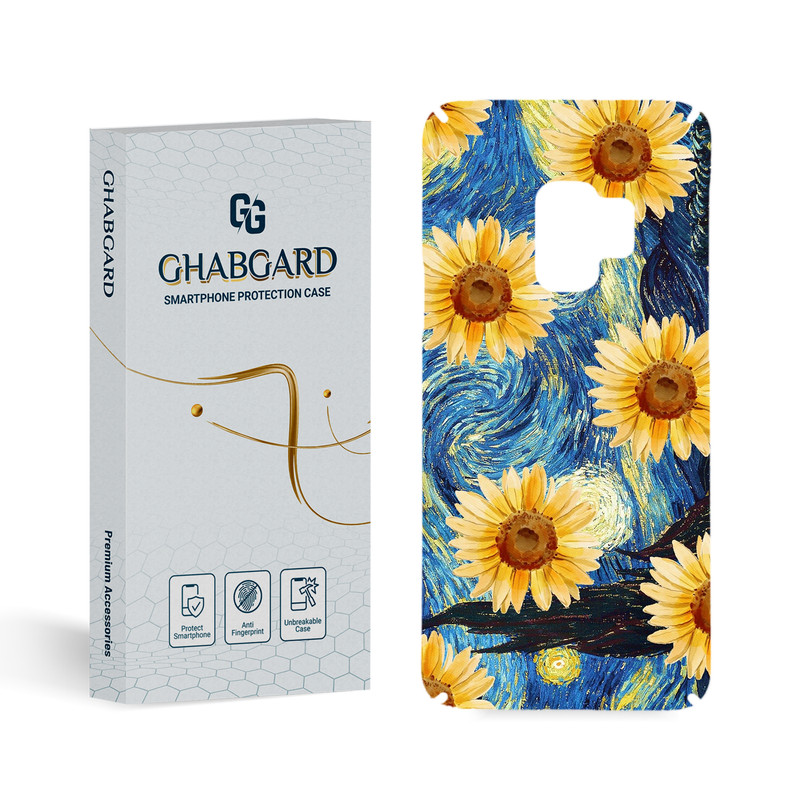 کاور قاب گارد مدل گل مناسب برای گوشی موبایل سامسونگ Galaxy S9