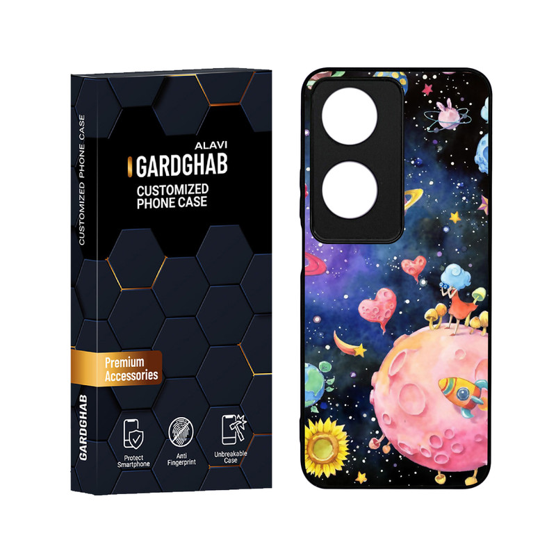 کاور گارد قاب علوی مدل دور ژله ای فانتزی مناسب برای گوشی موبایل آنر X7B 4G