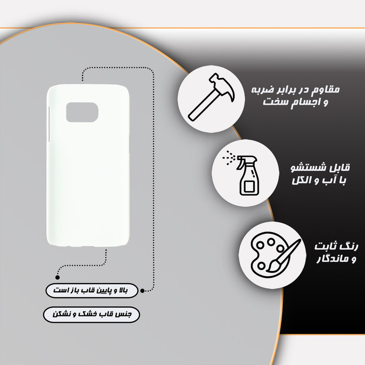 کاور گارد قاب مدل پسرانه مناسب برای گوشی موبایل سامسونگ Galaxy S7