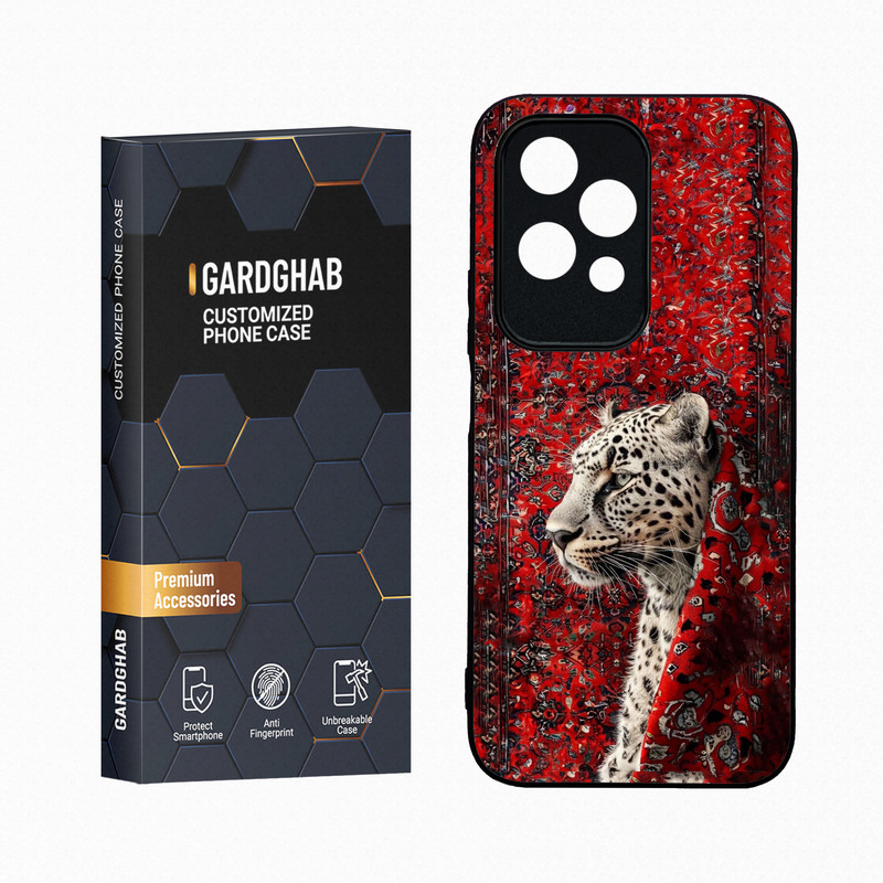 کاور گارد قاب مدل دور ژله ای پشت گلس پسرانه مناسب برای گوشی موبایل آنر 200Lite 5G