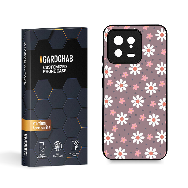 کاور گارد قاب مدل گل مناسب برای گوشی موبایل شیائومی Mi 13 5G
