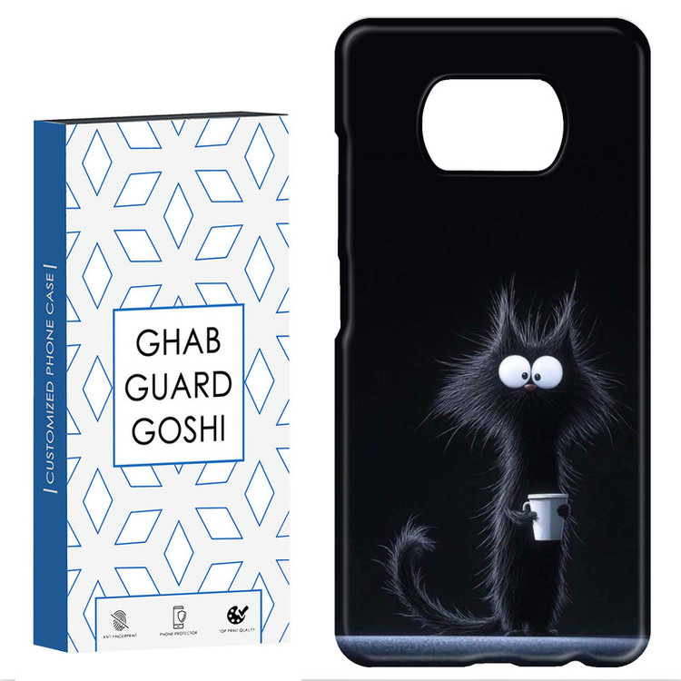 کاور قاب گارد گوشی طرح گربه سیاه کد Dimo-808 مناسب برای گوشی موبایل شیائومی POCO X3 / X3 PRO / X3 NFC