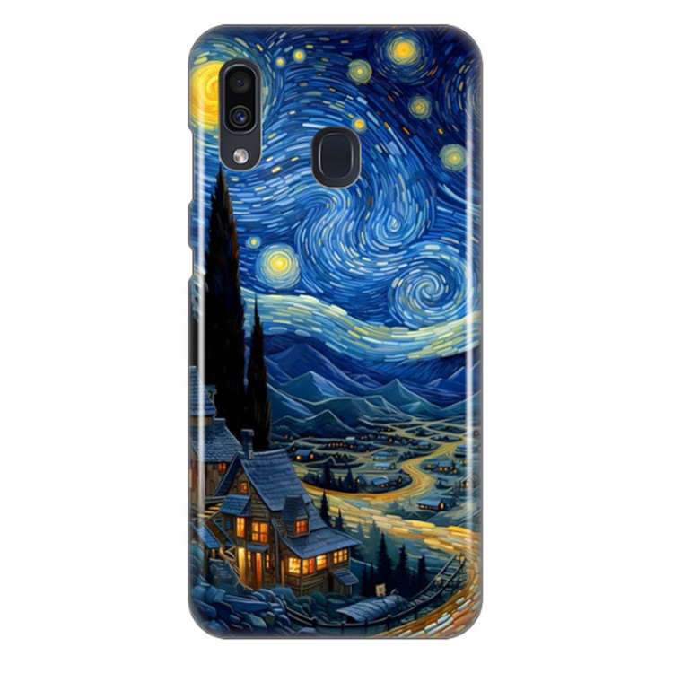 کاور طرح شب پرستاره کد DIMO-069 مناسب برای گوشی موبایل سامسونگ Galaxy A30 / Galaxy A20