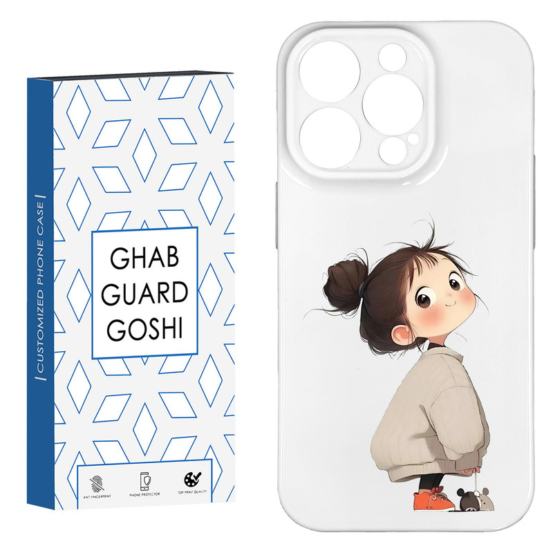 کاور قاب گارد گوشی طرح فانتزی دختر ملوس  کد HARD-010   مناسب برای گوشی موبایل اپل IPHONE 15 PRO MAX