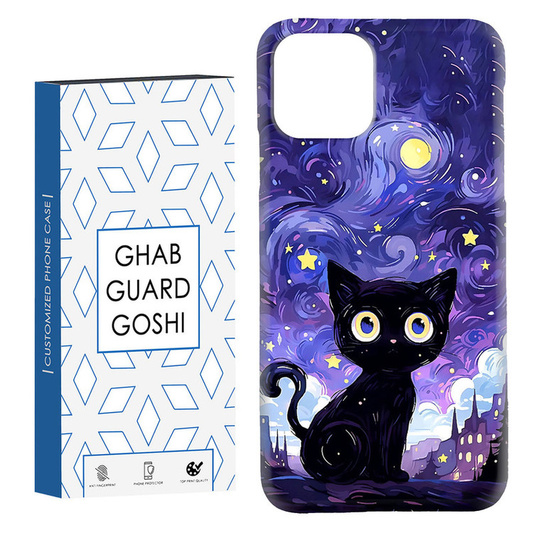 کاور قاب گارد گوشی طرح گربه ونگوگ کد Dimo-658 مناسب برای گوشی موبایل اپل IPHONE 11 PRO MAX