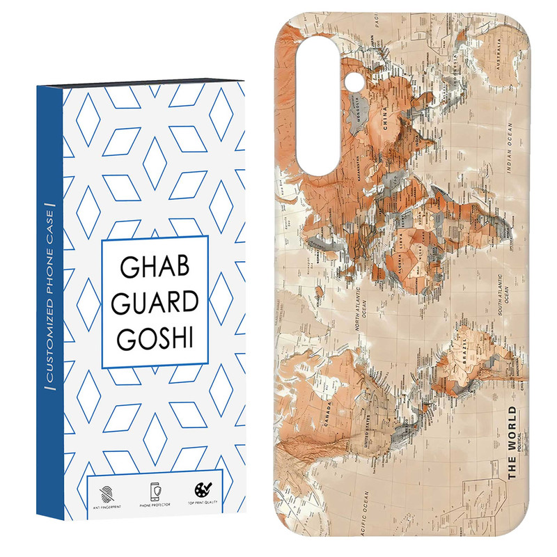 کاور قاب گارد گوشی طرح نقشه کد Dimo-081 مناسب برای گوشی موبایل سامسونگ Galaxy A34 / A34 5g
