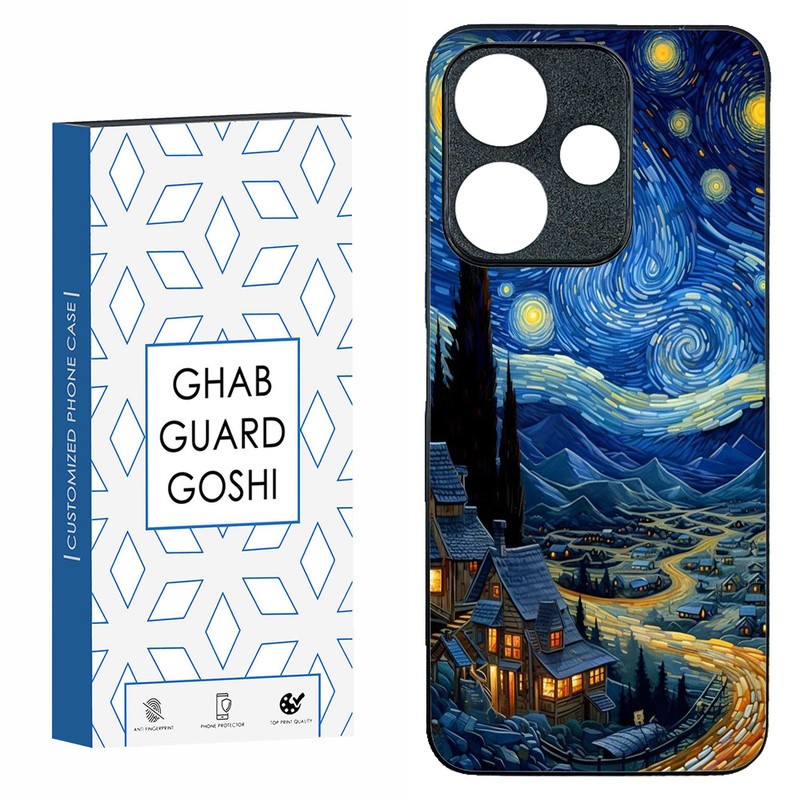 کاور قاب گارد گوشی طرح ونگوگ کد TPU-069 مناسب برای گوشی موبایل شیائومی  REDMI 13