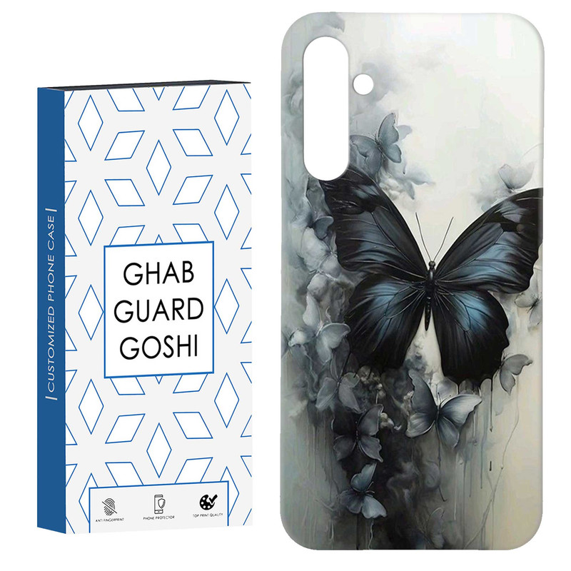کاور قاب گارد گوشی طرح پروانه کد Dimo-386 مناسب برای گوشی موبایل سامسونگ Galaxy A34 / A34 5g