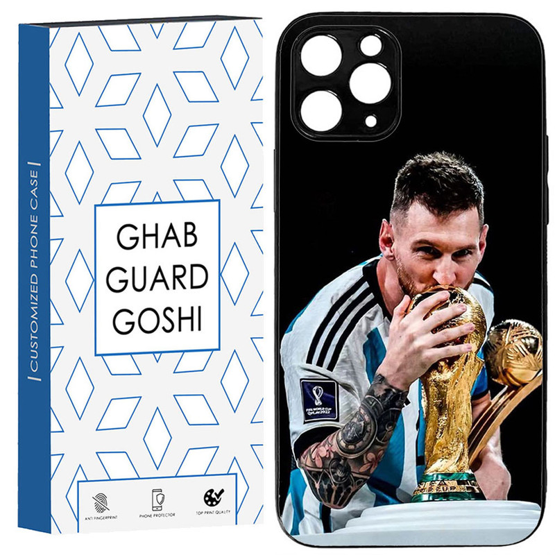 کاور قاب گارد گوشی طرح مسی کد TPU-085 مناسب برای گوشی موبایل اپل IPHONE 12 pro max