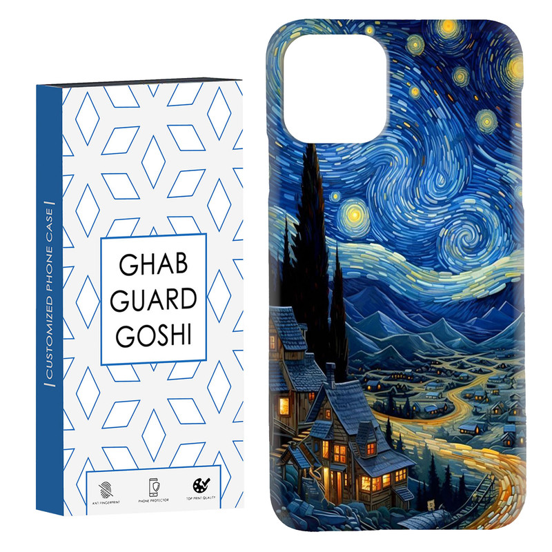 کاور قاب گارد گوشی طرح ونگوگ کد Dimo-069 مناسب برای گوشی موبایل اپل  IPHONE 11