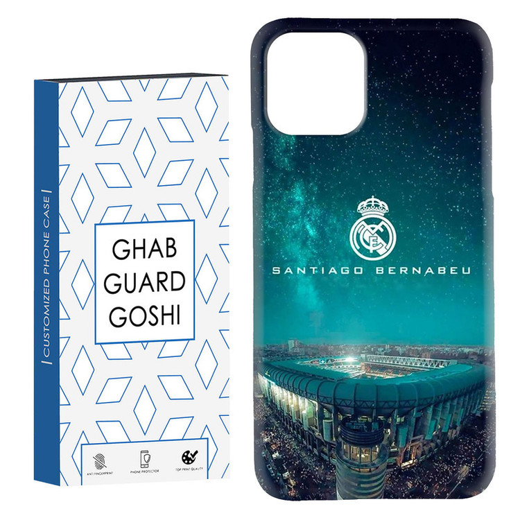 کاور قاب گارد گوشی طرح رئال مادرید کد Dimo-587 مناسب برای گوشی موبایل اپل IPHONE 11 PRO