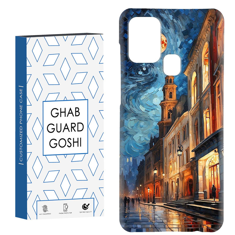 کاور قاب گارد گوشی طرح ونگوگ کد Dimo-558 مناسب برای گوشی موبایل سامسونگ Galaxy A21s