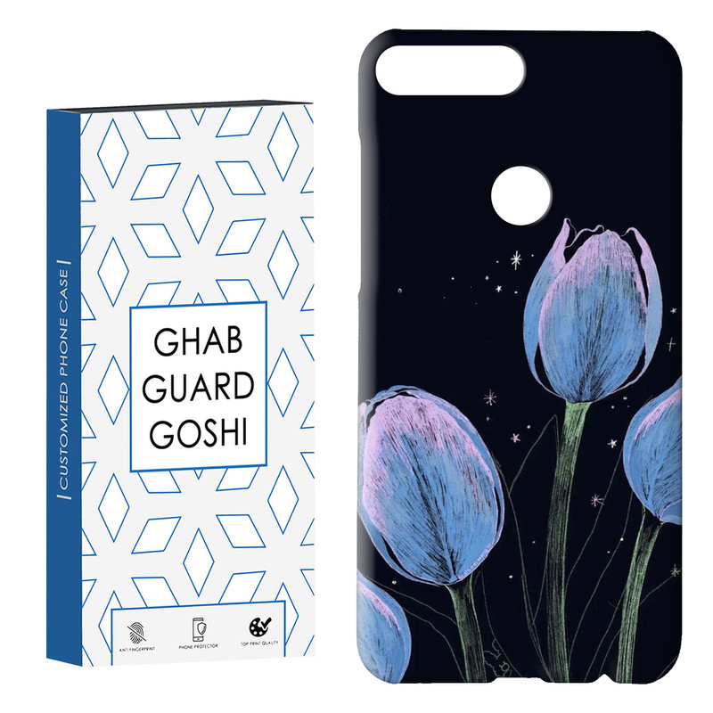 کاور قاب گارد گوشی طرح گل کد Dimo-325 مناسب برای گوشی موبایل هوآوی Y7 2018 / Y7 Prime 2018 / Honor 7C
