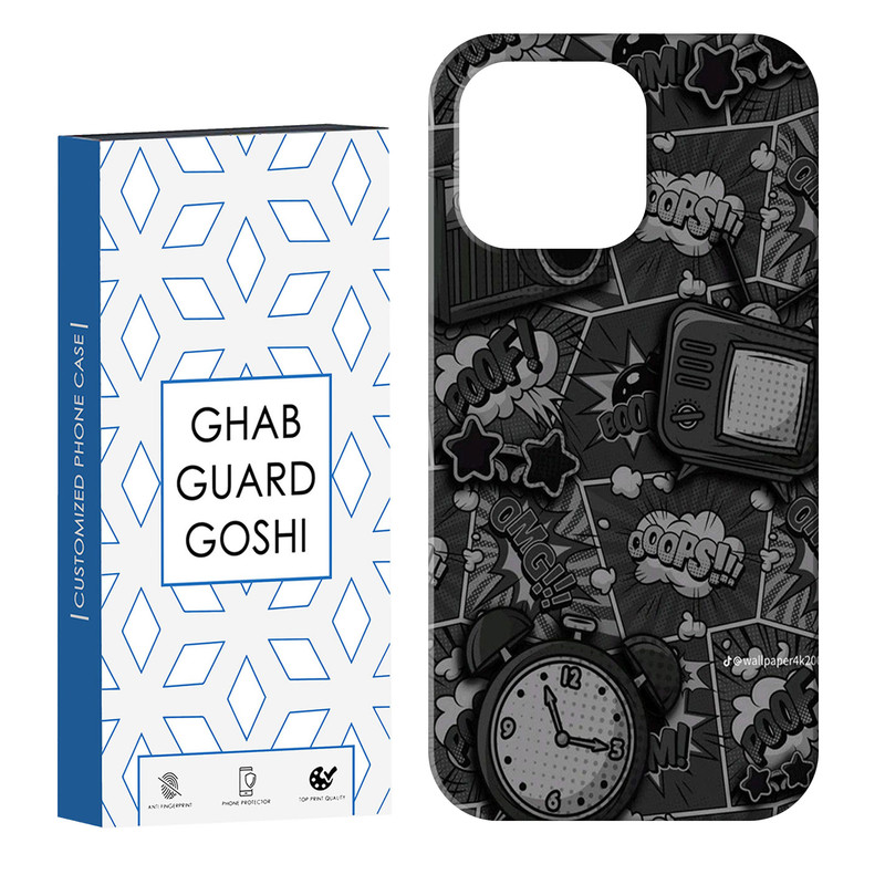 کاور قاب گارد گوشی طرح boom کد Dimo-602 مناسب برای گوشی موبایل اپل IPHONE 16 PRO