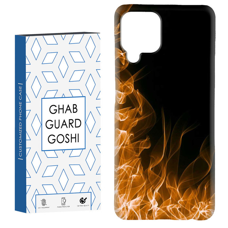 کاور قاب گارد گوشی طرح آتیش کد Dimo-932 مناسب برای گوشی موبایل سامسونگ Galaxy A12 / Galaxy M12
