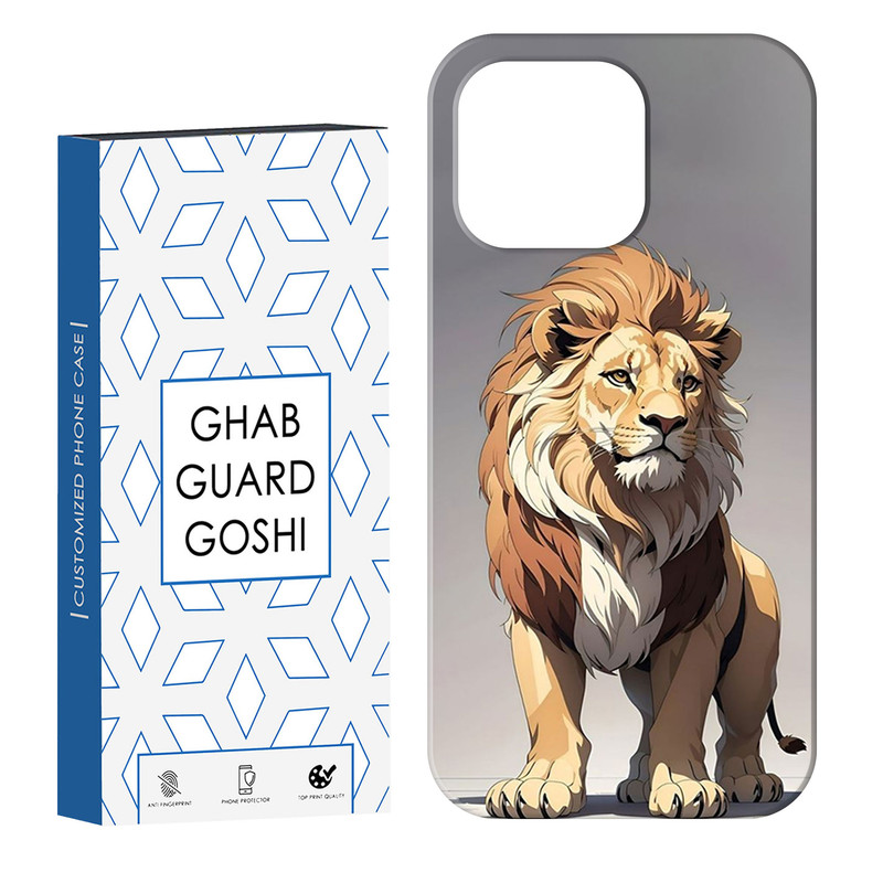 کاور قاب گارد گوشی طرح شیر کد Dimo-372 مناسب برای گوشی موبایل اپل IPHONE 16 PRO