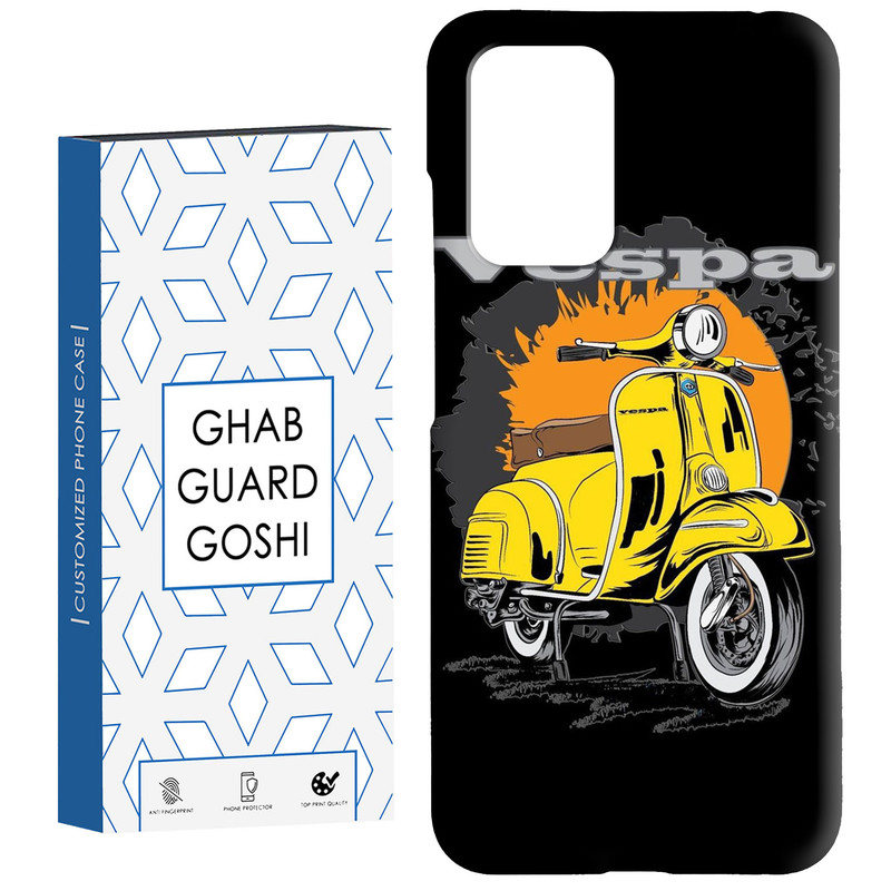 کاور قاب گارد گوشی طرح موتور وسپا کد Dimo-161 مناسب برای گوشی موبایل شیائومی  Redmi 10