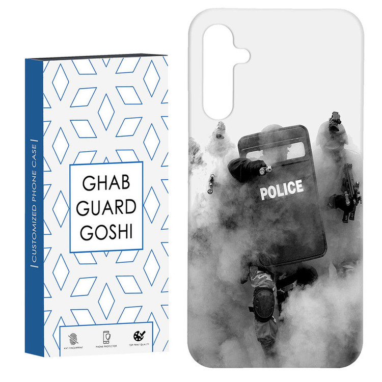 کاور قاب گارد گوشی طرح police کد Dimo-136 مناسب برای گوشی موبایل سامسونگ Galaxy A14
