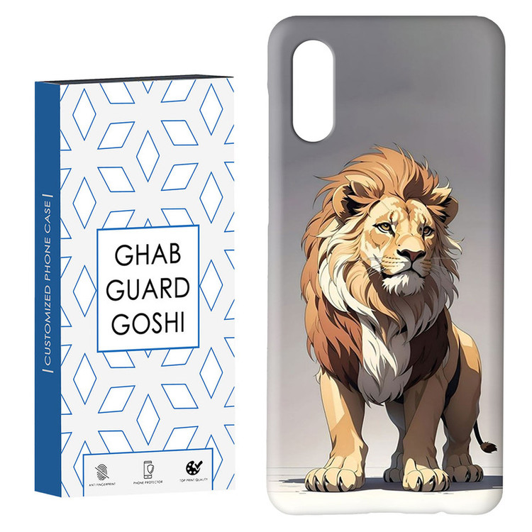 کاور قاب گارد گوشی طرح شیر کد Dimo-372 مناسب برای گوشی موبایل سامسونگ Galaxy A02 / M02