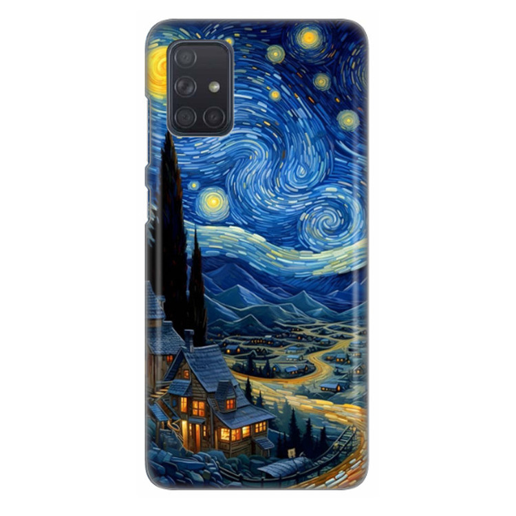 کاور طرح شب پرستاره کد DIMO-069 مناسب برای گوشی موبایل سامسونگ Galaxy A31