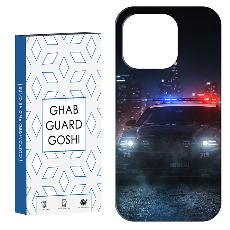 کاور قاب گارد گوشی طرح پلیسی کد Dimo-139 مناسب برای گوشی موبایل اپل IPHONE 15 PRO