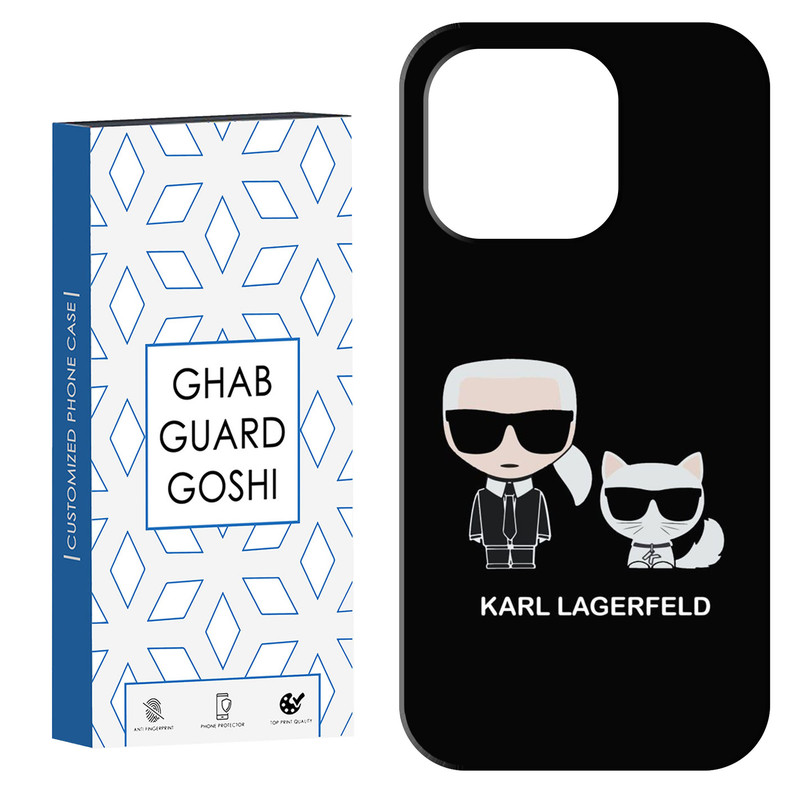 کاور قاب گارد گوشی طرح karl کد Dimo-042 مناسب برای گوشی موبایل اپل  IPHONE 15 PRO