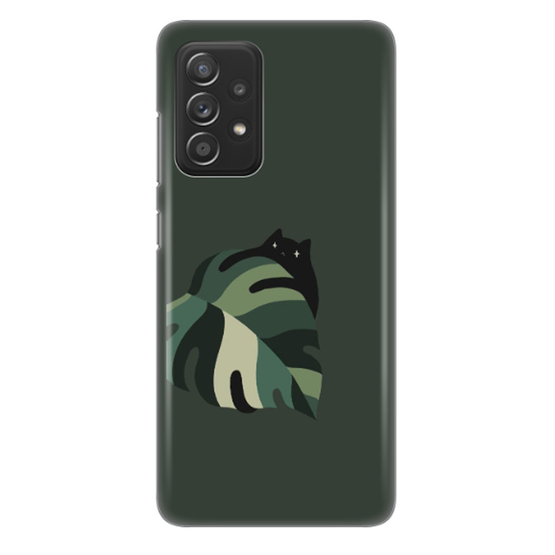 کاور طرح برگ و گربه کد DIMO-048 مناسب برای گوشی موبایل سامسونگ Galaxy A72s / Galaxy A72