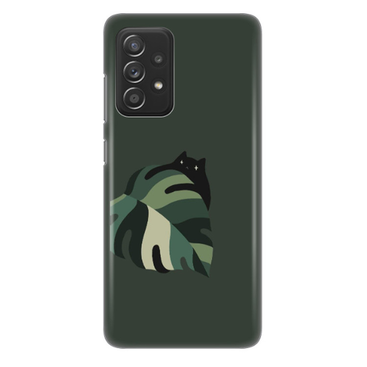 کاور طرح برگ و گربه کد DIMO-048 مناسب برای گوشی موبایل سامسونگ Galaxy A72s / Galaxy A72