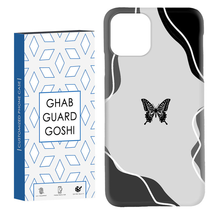 کاور قاب گارد گوشی طرح پروانه کد Dimo-536 مناسب برای گوشی موبایل اپل IPHONE 11 PRO MAX