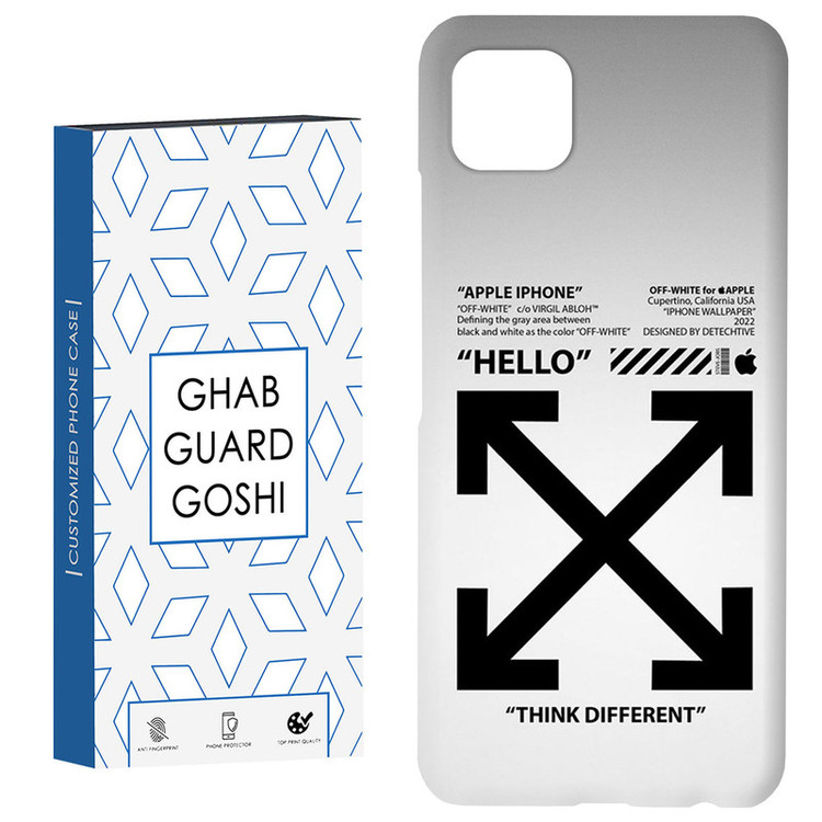 کاور قاب گارد گوشی طرح off withe کد Dimo-645 مناسب برای گوشی موبایل سامسونگ GALAXY A22 5G