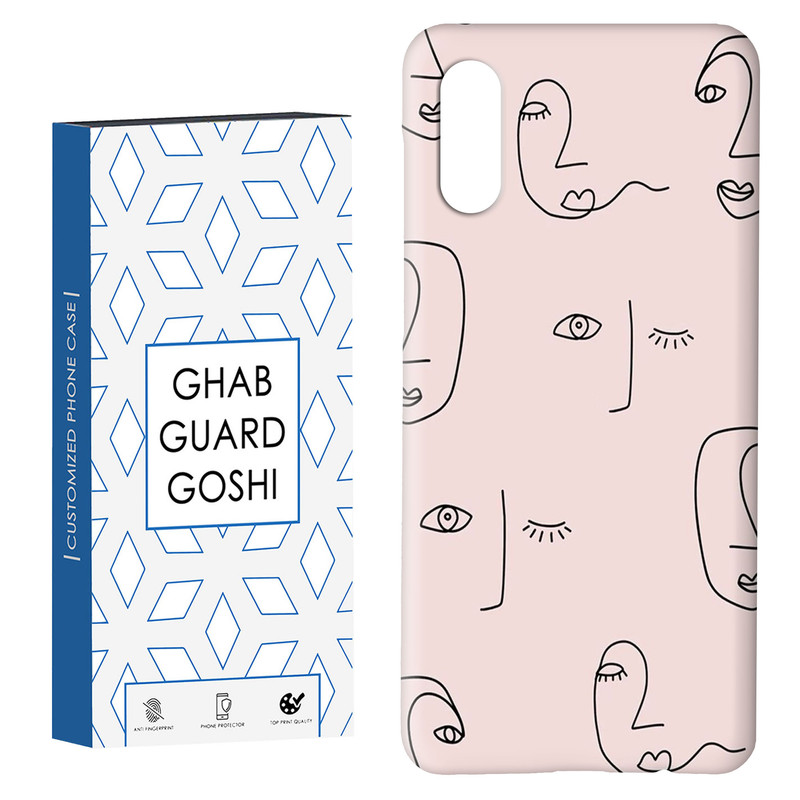 کاور قاب گارد گوشی طرح صورت کد Dimo-515 مناسب برای گوشی موبایل سامسونگ Galaxy A02 / M02