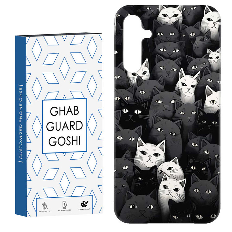 کاور قاب گارد گوشی طرح گربه کد Dimo-354 مناسب برای گوشی موبایل سامسونگ Galaxy A14