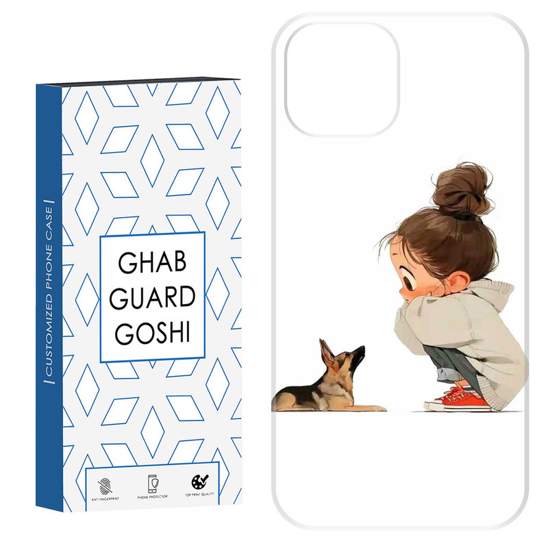 کاور قاب گارد گوشی طرح دخترانه کد Dimo-864 مناسب برای گوشی موبایل اپل  IPHONE 12 / 12 PRO