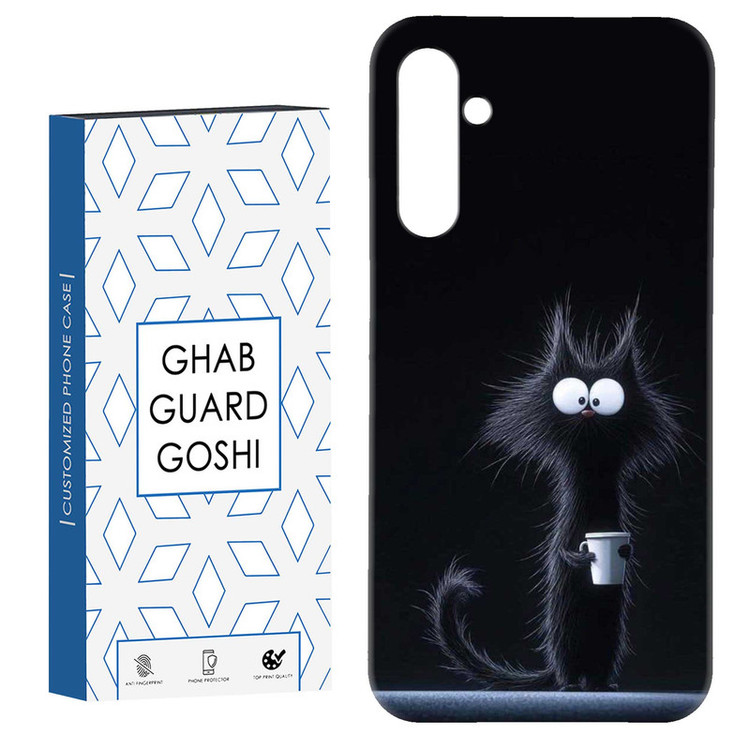 کاور قاب گارد گوشی طرح گربه کد Dimo-808 مناسب برای گوشی موبایل سامسونگ Galaxy A34 / A34 5g