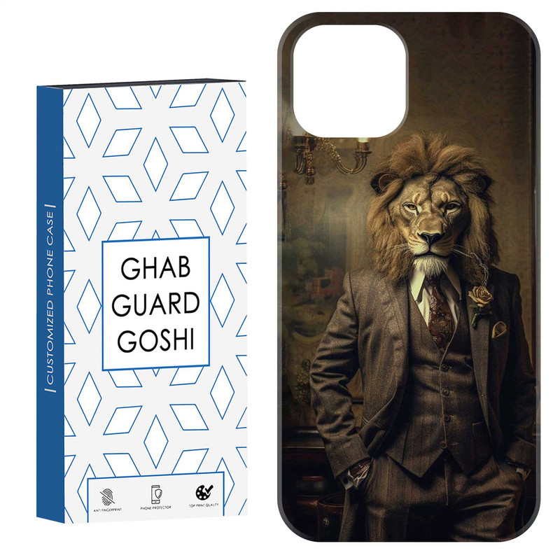 کاور قاب گارد گوشی طرح مرد شیری کد Dimo-621 مناسب برای گوشی موبایل اپل  IPHONE 13 / 14