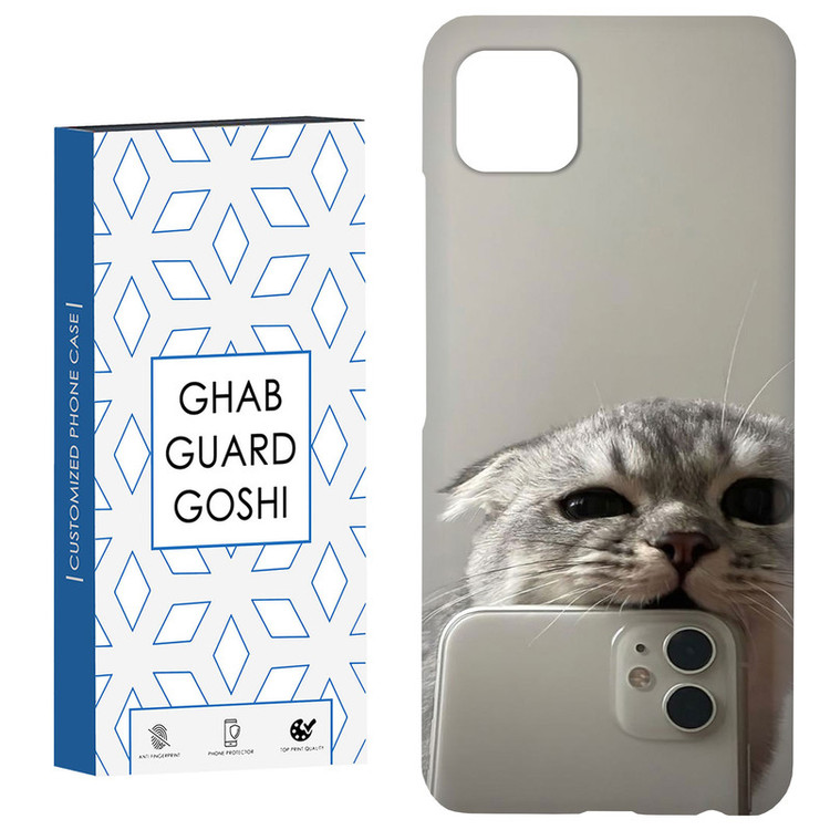 کاور قاب گارد گوشی طرح گربه سلفی کد Dimo-206 مناسب برای گوشی موبایل سامسونگ GALAXY A22 5G