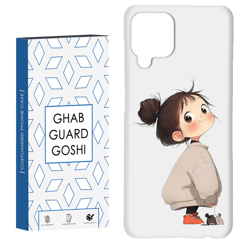 کاور قاب گارد گوشی طرح دختر ملوس کد Dimo-960 مناسب برای گوشی موبایل سامسونگ Galaxy A12 / Galaxy M12