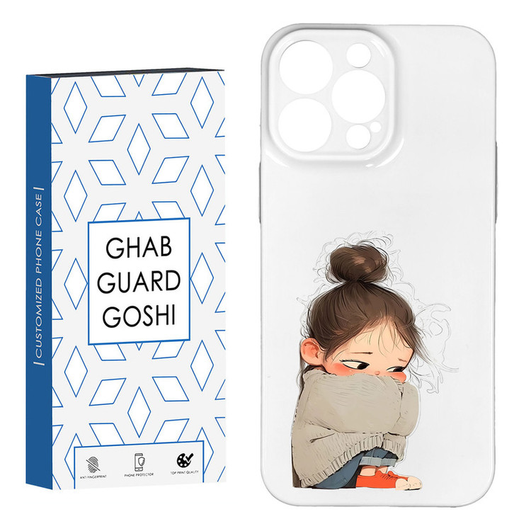 کاور قاب گارد گوشی طرح فانتزی دختر ملوس کد HARD-04 مناسب برای گوشی موبایل اپل IPHONE 15 PRO