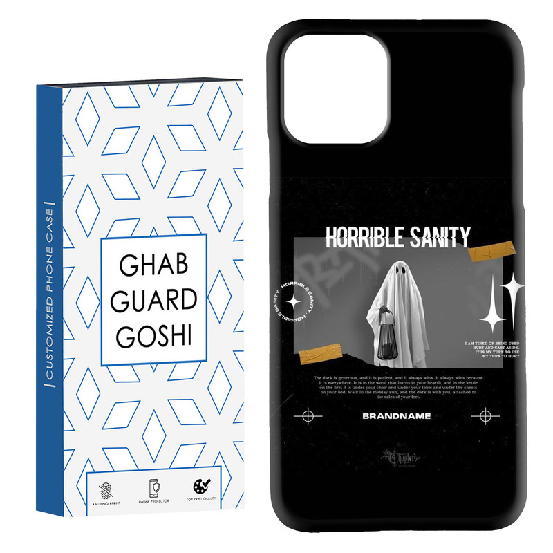 کاور قاب گارد گوشی طرح روح مشکی کد Dimo-699 مناسب برای گوشی موبایل اپل  IPHONE 11 PRO