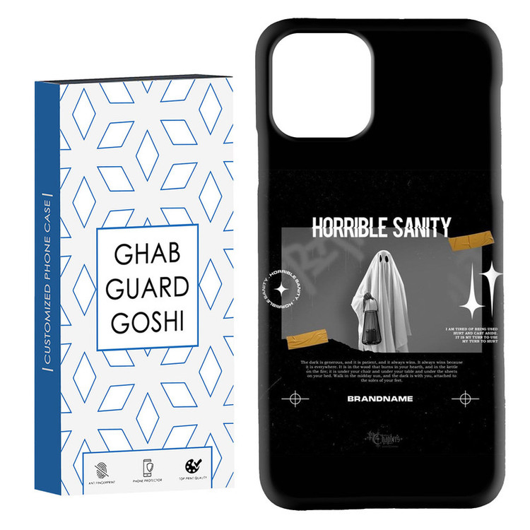کاور قاب گارد گوشی طرح روح مشکی کد Dimo-699 مناسب برای گوشی موبایل اپل IPHONE 11 PRO