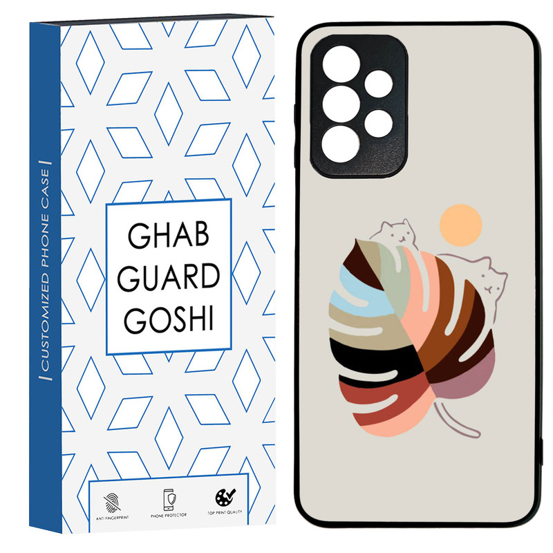 کاور قاب گارد گوشی طرح گربه کد TPU-014 مناسب برای گوشی موبایل سامسونگ Galaxy A73