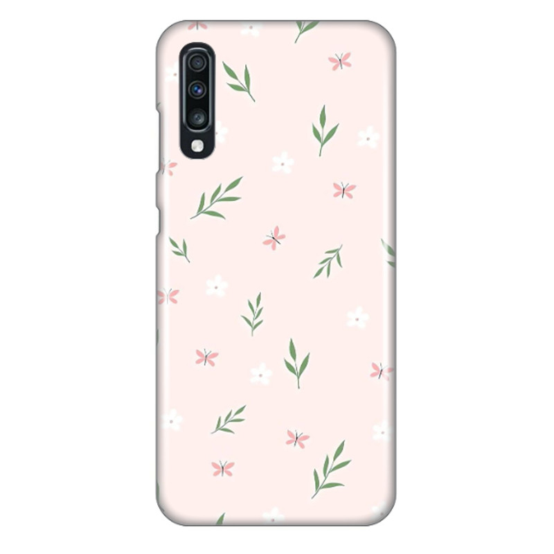 کاور طرح گل و برگ کد DIMO-056 مناسب برای گوشی موبایل سامسونگ Galaxy A70