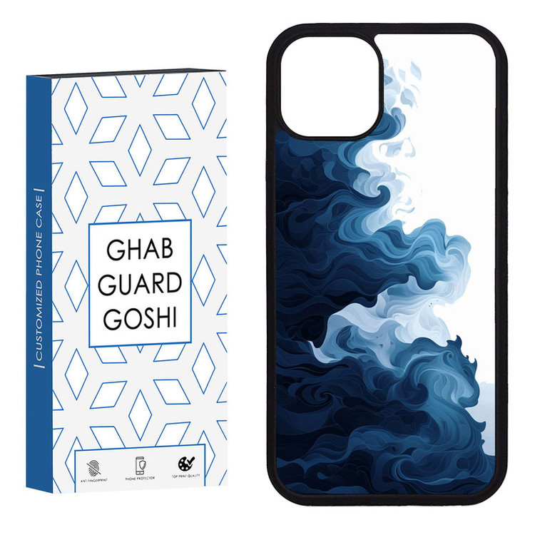 کاور قاب گارد گوشی طرح آبرنگی کد FB-174 مناسب برای گوشی موبایل اپل iphone 13 / 14