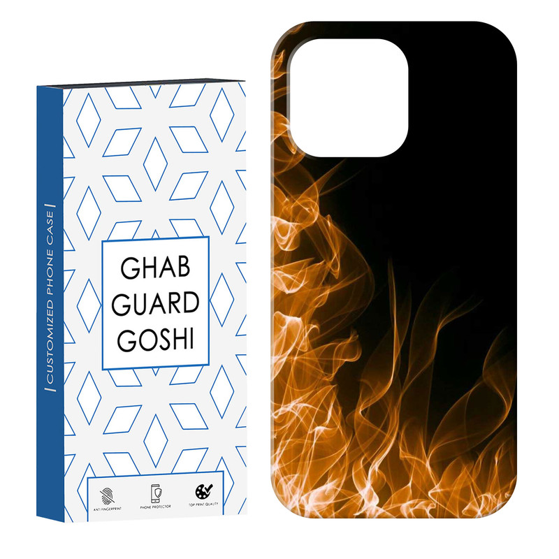 کاور قاب گارد گوشی طرح آتیش کد Dimo-932 مناسب برای گوشی موبایل اپل IPHONE 16 PRO